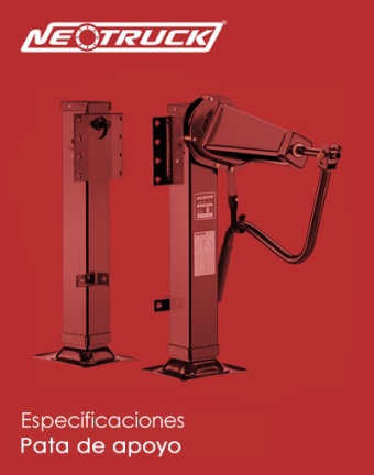 Especificaciones de Pata de apoyo